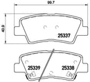 Brembo Brake Pad Set - P30067