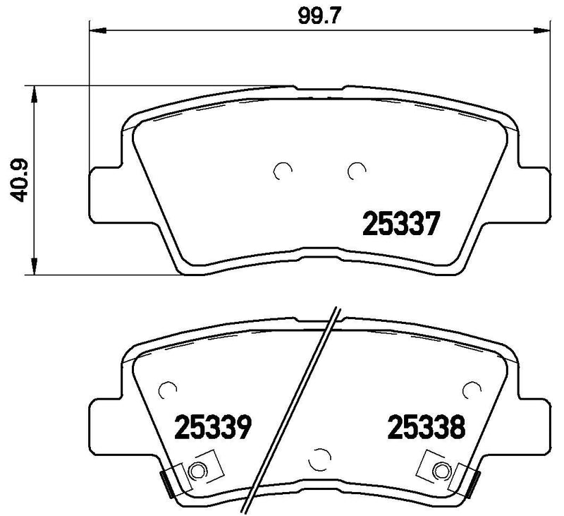 Brembo Brake Pad Set - P30067