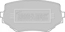Borg & Beck Brake Pad Set - BBP1597