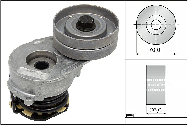 INA Tensioner Lever - V-Ribbed Belt - Part No - 534032110