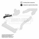 Borg & Beck Turbo Hose Part No -BTH1604