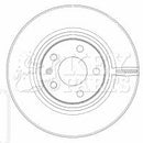 Key Parts Brake Disc Pair Part No -KBD4509