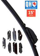 QH Windscreen Aeroflex Front Blade 15" Inch - QAW015