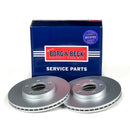 Borg & Beck Brake Disc Pair Part No -BBD4316