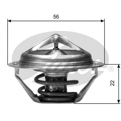 Gates Thermostat, coolant - TH06182G1
