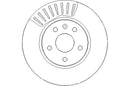 Disctech Brake Disc - Fits Opel - ABD3241 - Front Axle