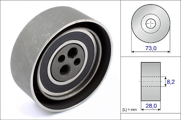 INA Tensioner Pulley - Timing Belt - Part No - 531010320
