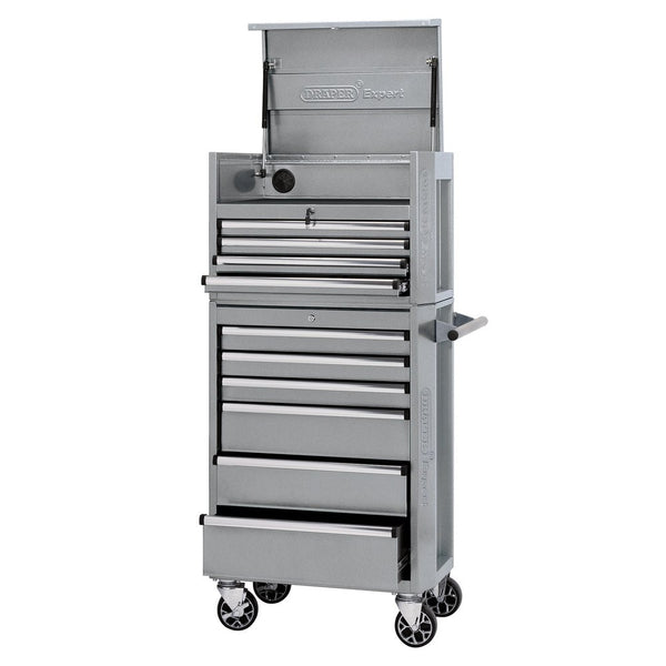 Combined Roller Cabinet and Tool Chest, 10 Drawer, 26"
