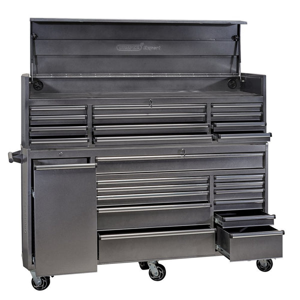 Draper Expert Combined Roller Cabinet and Tool Chest, 25 Drawer, 72"