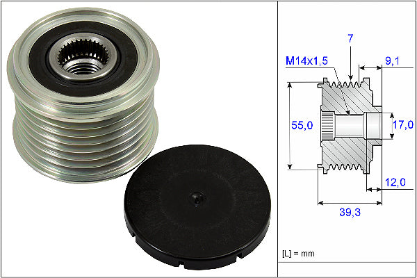 INA Alternator Freewheel Clutch - Part No - 535026010