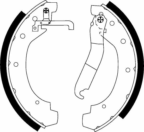 Mintex Brake Shoes fits -Volkswagen MFR309 (also fits other vehicles)