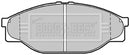 Borg & Beck Brake Pad  - BBP1548