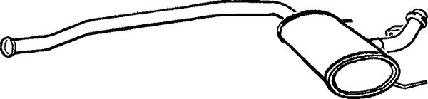 Klarius RN674K - Box With Centre Pipe  - Fits Renault Laguna 1.6i