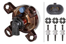 HELLA 1K0 247 043-127 FF/Halogen-Headlight - 90mm Performance - 12V