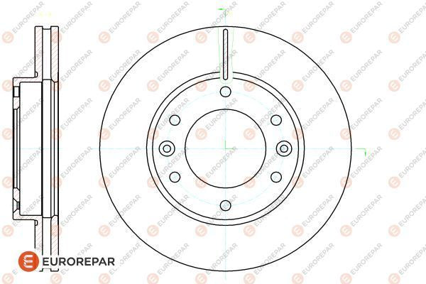 Eurorepar Brake Disc - 1622812280