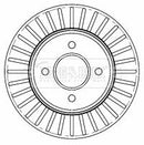 Borg & Beck Brake Disc Pair Part No -BBD4518