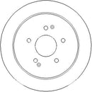 Disctech Brake Disc - Fits Audi, Ssangyong - ABD3869 - Rear Axle