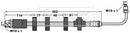 Borg & Beck Brake Hose Part No -BBH6834