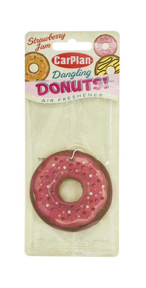 CarPlan Dangling Donuts Air Freshener - Strawberry