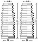 First Line Steering Gaiter Kit Part No -FSG3276