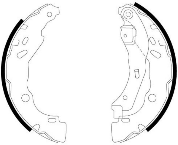 Mintex Brake Shoe Kit - MFR536