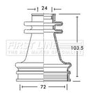 First Line Cv Joint Boot Kit Part No -FCB2638