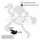 Borg & Beck Turbo Hose Part No -BTH1452