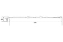 Bosch Wheel Speed Sensor Part No - 0265007666