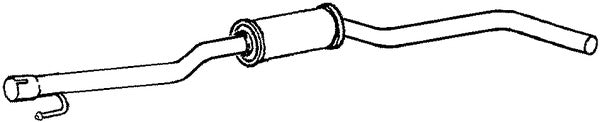 Klarius RR324T - Box With Centre Pipe  - Fits Rover 75 1.8i