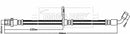 Borg & Beck Brake Hose Part No -BBH8059
