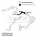 Borg & Beck Turbo Hose Part No -BTH1643