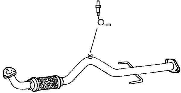 Klarius GM838V - Front Pipe  - Fits Opel Insignia 1.6T