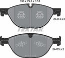 Textar Brake Pad Set - 2447401