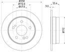 Mintex Brake Discs fits -MercedesBenz V252:4 MDC769 (also fits other vehicles)