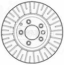 Borg & Beck Brake Disc Single Part No -BBD5926S