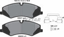 Textar Brake Pad Set - 2502101