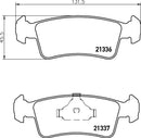 Mintex Brake Pad Set fits - MDB1587 (also fits other vehicles)