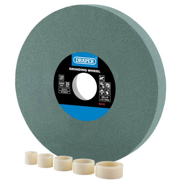 Draper Grinding Wheel 120G 200X25mm S - 4141