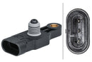 HELLA 6PP 009 403-251 Sensor, intake manifold pressure - 3-pin connector - Bolted