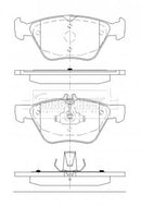 Borg & Beck Front Brake Pad Set -BBP2488