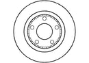Disctech Brake Disc - Fits Audi, Mercedes-benz - ABD2719 - Rear Axle