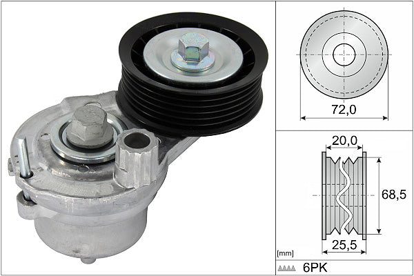 INA Tensioner Lever - V-Ribbed Belt - Part No - 534070310