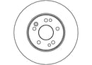 Disctech Brake Disc - Fits Mercedes-benz, Mitsubishi - ABD3512 - Front Axle