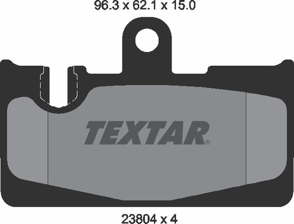 Textar Brake Pad Set - 2380401