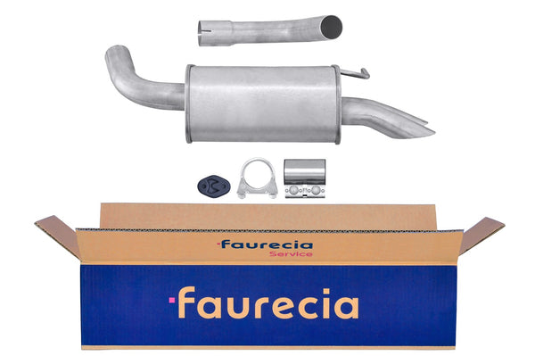 FAURECIA 8LD 366 034-061 Rear Muffler - Easy2Fit® Kit - fits RENAULT 21