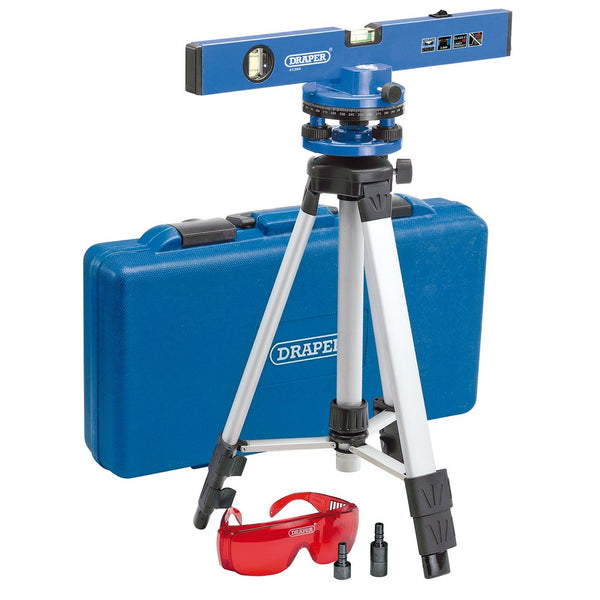 Laser Level Kit with 360° Swivelling Tripod, 400mm