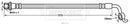 Borg & Beck Brake Hose Part No -BBH7727