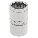 Draper Expert 12mm 12point Socket 3/8DR-Pckd - 32772