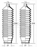 Borg & Beck Steering Gaiter Kit Part No -BSG3196