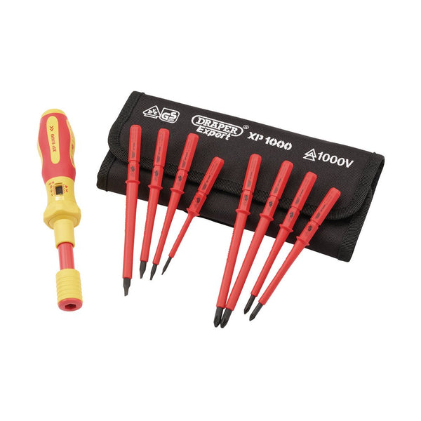 Ergo Plus Interchangeable VDE Torque Screwdriver Set (9 Piece) - 65372